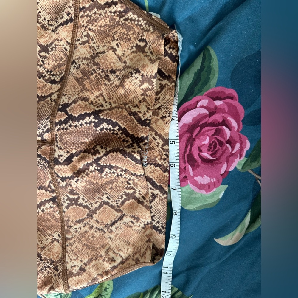 Carbon38 Sandstone Snakeskin Python Print Bralett… - image 3